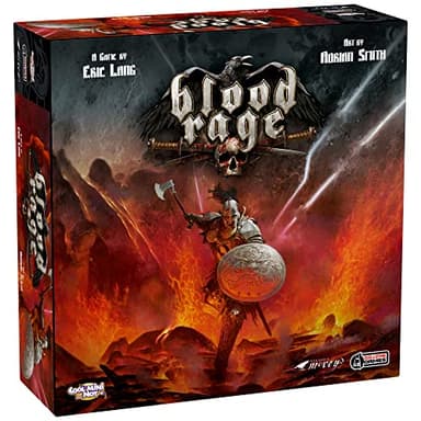 Blood Rage (Core Box) | Strategy Game | Viking Fantasy Board Game | Tabletop Miniatures Battle Game for Adults and Teens | Ages 14+ | 2-4 Players | Avg. Playtime 60-90 Mins | Made by CMON - Image 1