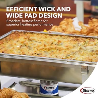 Sterno Fuel Cans - 6-Hour Burn, (12-Pack) Chafing Dish Fuel Can Burners for Food Warmer, Resealable Twist Chafer Fuel Canned Heat, Handy Wick - Image 6