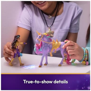 Unicorn Academy, Sophia & Light Magic Wildstar with Rainbow Light-up Effects, 2 Riding Accessories, Dolls & Unicorn Toys for Girls Ages 4 and up - Image 7