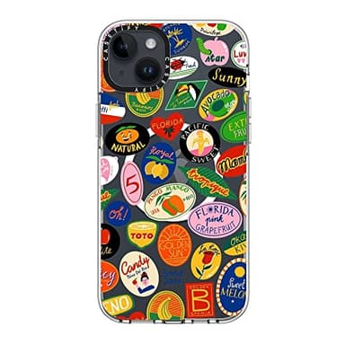 CASETiFY Clear iPhone 14 Plus Case [Not Yellowing / 6.6 ft. 3X Military Grade Drop Protection/Magsafe] - Fruit Stickers - Clear - Image 4