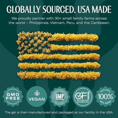 TrueSeaMoss Sea Moss Gel – Made in USA – Wildcrafted Seamoss, Dried Seaweed & Sea Vegetables – Original, Pack of 1 (Labels may Vary) - Image 6