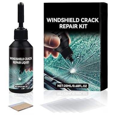 zonmtreo Cracked Windshield Repair Kit for Chips and Cracks, Car Windshield Crack Repair Kit, Glass Repair Liquid for Cracks, Rock Chip Repair Kit Windshield, Windshield Chip Repair Kit. - Image 1
