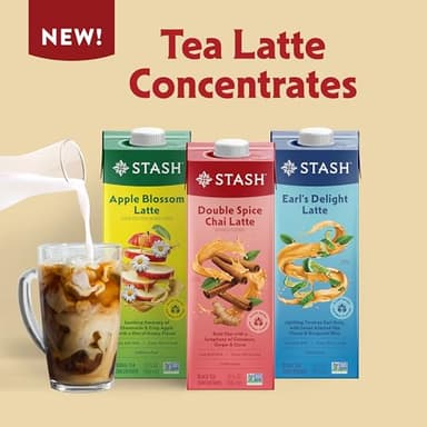 STASH Double Spice Chai Latte - Dairy Free Plant Based Tea Concentrate - Caffeinated - 32 fl oz, 5 Servings (Pack of 6) - Image 8