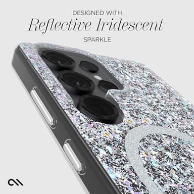Case-Mate Samsung Galaxy S25 Ultra Case [Magnetic and Wireless Charging] Iridescent Sparkle Phone Cover [12ft Drop Protection] - Premium Phone Case for Samsung Galaxy S25 Ultra 6.9" - Twinkle Disco - Image 5