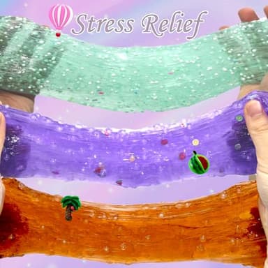 sloueasy 6 Pack Glimmer Slime Crunchy Slime kit,Unicorn Slime Crystal Slime kit for Girls,Super Soft and Non-Sticky, Birthday Gifts Slime Party Favors - Image 7