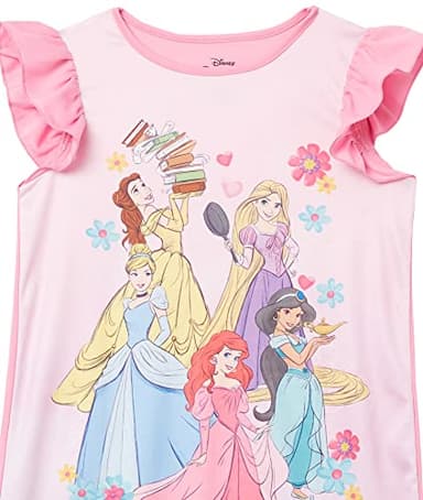 Disney Girls' Princess 3-Pack Nightgown, GIRLS RULE 3, 6 - Image 10