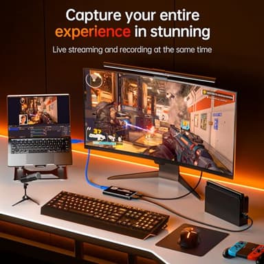 Newhope HDMI Capture Card for Streaming, Full HD 1080P 60FPS Capture USB 3.0 Game Audio Video Capture Card,for Streaming Camera/Xbox/PS4/PS5/Switch/PC - Image 5