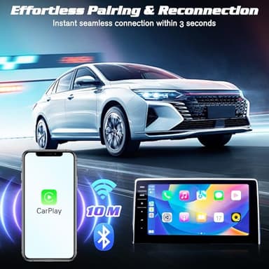 Mini Wireless Carplay Adapter for iPhone, 2025 Stable Universal Wireless carplay Adapter, Fast Convert Factory Wired to Wireless CarPlay Dongle Cars for Apple for iOS - Image 6