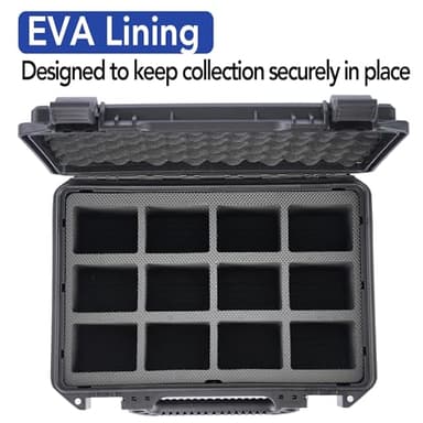 BOMIIPOR Toploader Storage Box, Holds 360+ Top Loaders - Premium Top Loader Case for 3" x 4" 35pt Rigid Cards,Top Loaders & Magnetic Card Holders, Sports Card Storage Boxes for Trading Cards - Image 4