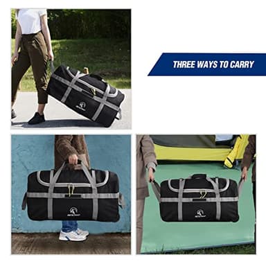 REDCAMP Foldable Duffle Bag with Wheels, 120L 1680D Oxford Large Duffle bags for Travel - Image 2