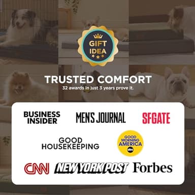 Bedsure Dog Bed Medium Size Dog - Comfy Flat Puppy Beds with Removable Washable Cover, Orthopedic Egg Crate Foam Pet Mat, Suitable for Pet Up to 30 lbs - Image 2