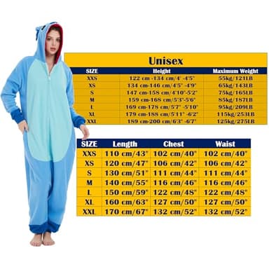 MAJ&COS Onesie Animal Women Men Adult Pajamas Halloween Cosplay Costume Unisex Onesies - Image 4