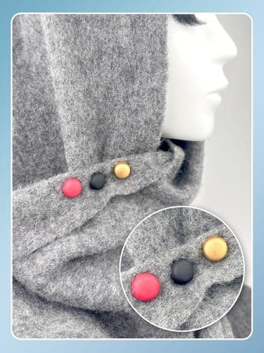 Evnlo 12 Pairs Strong Hijab Magnets Pinless Hijab Pins for Women, Multi Use Magnetic Pins for Hijab Scarf Shirts Dress and Clothes - Image 4