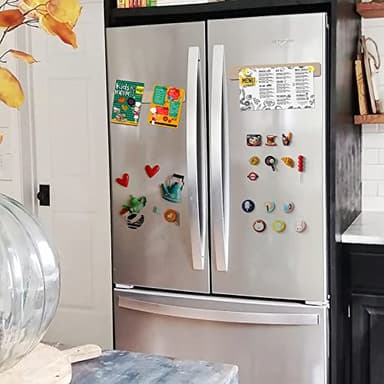 5 Pack Felt Pin Board Bar Strips Bulletin Board for Bedrooms Offices Home Wall Decoration, Notice Board Self Adhesive Cork Board with 35 Push Pins for Paste Notes, Photos, Schedules (Camel) - Image 4