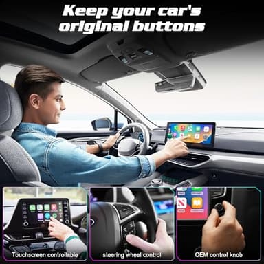 Mini Wireless Carplay Adapter for iPhone, 2025 Stable Universal Wireless carplay Adapter, Fast Convert Factory Wired to Wireless CarPlay Dongle Cars for Apple for iOS - Image 5