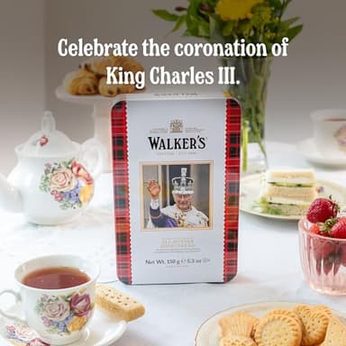 Walker's Shortbread King Charles III Limited Edition Tin, All-Butter Shortbread Cookies, 5.3 Oz - Image 4