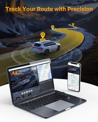 GKU Dash Cam Front and Rear, 4K 60fps＋2.5k Dashcam,STARVIS Sensor, HDR, 5G WiFi GPS, 24H Parking Mode, Night Vision, 170°Wide Angle, Dash Camera for Cars with 1.47 Display, 64G SDcard (Midnight) - Image 6