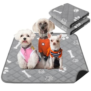 PatiencET Washable Pee Pads for Dogs, 24'' x 36" Reusable Puppy Pads with Super Absorbent, 2 Pack Puppy Potty Pads with Waterproof Bottom for Pet Training, Housebreaking and Incontinence - Image 1