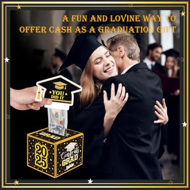 Meiidoshine Graduation Gifts, Graduation Money Box, Surprise Grad Money Holder with Pull Out Card, Class of 2025 Funny Cash Gift Ideas for Boys Girls High School College - Image 2