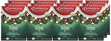 Davidson's Organics, Christmas Tea, 8-count Tea Bags, Pack of 12 - Image 8