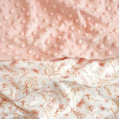 Konssy 2 Pack Nursing Pillow Covers, Soft and Comfortable Nursing Cover for Breastfeeding Pillows, Pillow Slipcover for Baby Girls Boys Newborn(Pink, Pink Spring) - Image 3