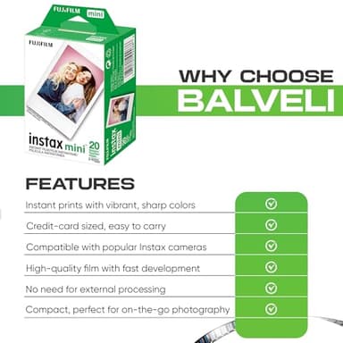 Fujifilm Instax Mini Film - Twin Packs (40 EXP Total), ISO 800, Compatible with Instax Mini Evo, 12, 11, 9 Models - Image 5