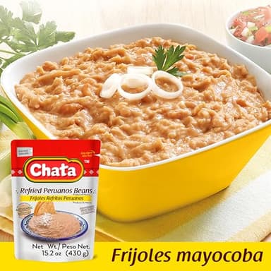 Chata Traditional Mexican Refried Mayocoba Beans, 15.2, Pack of 3 - Image 6