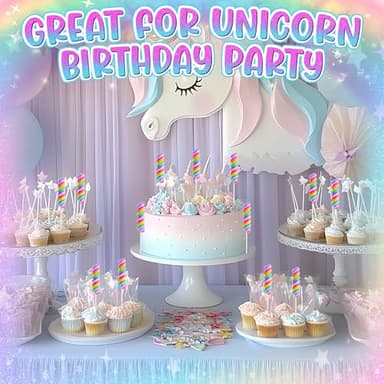 Unicorn Lollipops Individually Wrapped 20pk- Unicorn Party Favors - Unicorn Candy For Unicorn Goodie Bags - Rainbow Candy For Rainbow Party Favors & Unicorn Birthday Decorations - Image 3