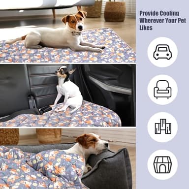 Leekalos Dog Cooling Mat - Summer Pet Cooling Pad for Cats & Dogs, Portable & Home Use - Image 4