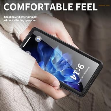 for Samsung Galaxy S25 Ultra Case, [Built-in Screen Protector] [IP68 Waterproof Dustproof] [Compatible with MagSafe] Rugged Full Body Underwater Protective Cover for Galaxy S25 Ultra 5G - Black - Image 7