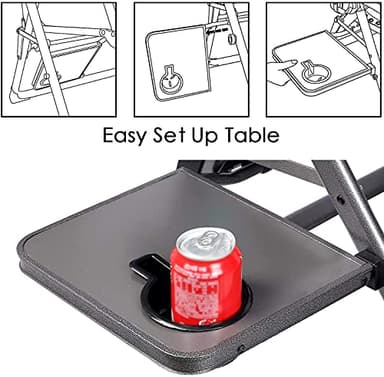 EVER ADVANCED Oversize XL Zero Gravity Recliner Padded Patio Lounger Chair with Adjustable Headrest Support 350lbs (Green) - Image 7