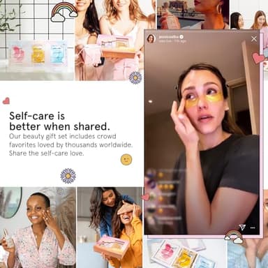 grace & stella Award-Winning Skin Care Set - Stocking Stuffers, Christmas Gifts for Women - Travel Essentials with Gold Eye Masks, Hyaluronic Acid Serum & Rose Spray - Birthday & Bachelorette Favors - Image 8