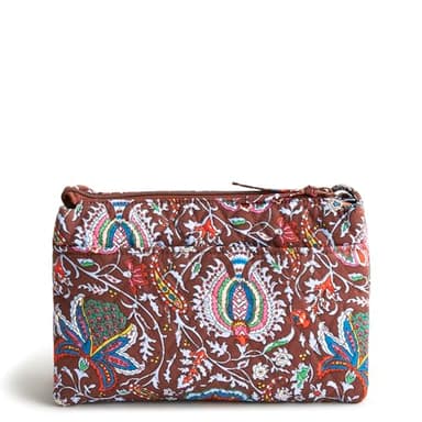 Vera Bradley Women's Premium Cotton Foxbury Crossbody Bag, Marrakesh Cinnamon, One Size - Image 5