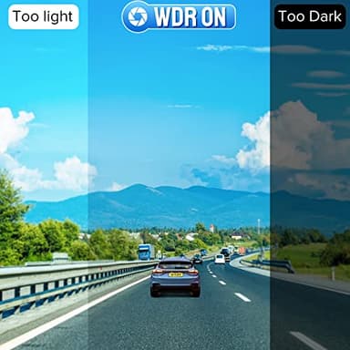 Dash Cam, 4K Dash Camera for Cars with WiFi FHD, Mini Car Camera, Dash Cam Front with Free 128GB SD Card, 160° Wide Angle,Night Vision,Loop Recording,24H*7 Parking Monitor, Support 128GB （ Grey ） - Image 5