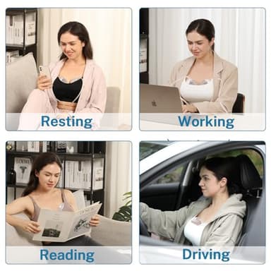 NCVI Wearable Breast Pump Hands Free with 21/24mm Flange, Portable Electric Automatic Breastfeeding Pump for Travel Work Equipped with Third-Generation Wearable Cups Non-Spill, On-The-go Size - Image 6