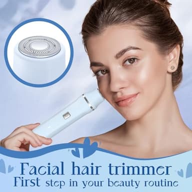 Electric Shaver for Women - Body Hair Trimmer Shaver for Women's Grooming, Wet & Dry Use Groomer, Dusk Razor for Women, Ladies Electric Razors for Legs, Female Trimmer for Private Area, Blue - Image 4