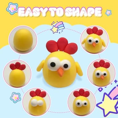 MuseLuxe Air Dry Clay - 96 Pack Modeling Clay Kit with 3 Sculpting Tools,Safe & Non-Toxic,DIY Magic Toys Gift for Boys,Girls,Kids - 32 Colors - Image 2