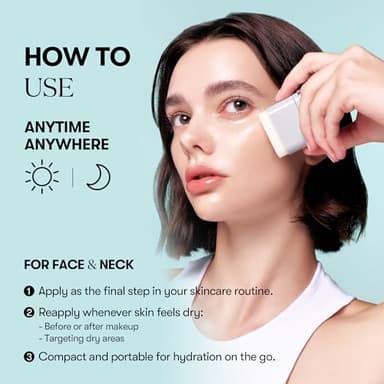 VT COSMETICS PDRN Essence Stick Balm, PDRN Collagen Multi Wrinkle Stick, All-in-One Eye & Neck Treatment, Glow Makeup Base & Face Treatment Balm, Plumping, Fine Lines (0.33 oz.) - Image 5