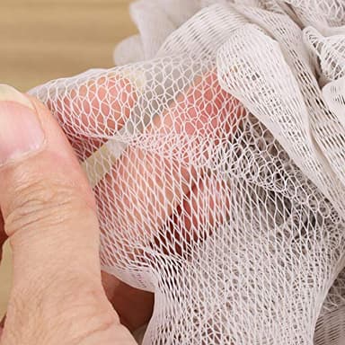 BTYMS Bath Sponge Shower Loofahs 60g Mesh Pouf Bath Scrunchies Body Wash Puff Shower Puff - Pack of 4 - Image 3
