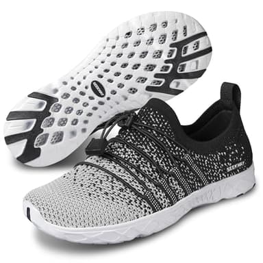 SEEKWAY Mens Womens Water Shoes Quick Dry Aqua Shoes Barefoot for Beach Surf Hiking Pool Water Sports - Image 1