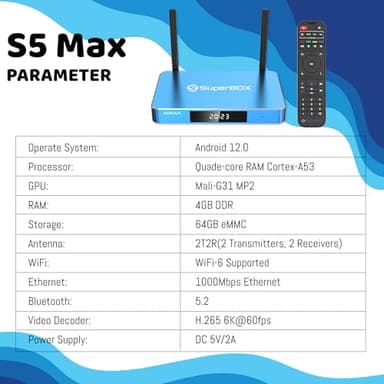 2025 Super S5 Max 4G RAM 64G ROM with Voice Remote - Image 4