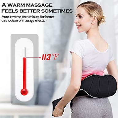 VIKTOR JURGEN Christmas Gifts for Women & Men, Shiatsu Neck and Shoulder Massager with Heat Deep Tissue Kneading Sports Recovery Massagers for Back, Foot, Relaxation Gifts for Wife, Husband, Him, Her - Image 6