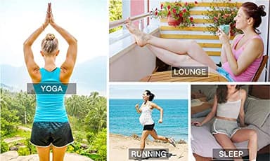 fitglam Women's Maternity Shorts Over Belly Pregnancy Lounge Workout Running Pajama Sleep Shorts with Pockets - Image 5