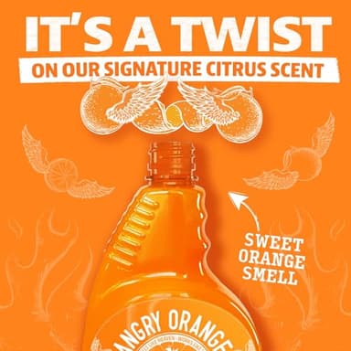 Angry Orange Stain Remover - 32oz Enzyme Pet Cleaner - Dog & Cat Urine Destroyer and Stain Remover - Citrus Spray Cleaning Solution - Puppy Supplies - Image 7
