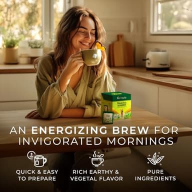 Gya Tea Co Matcha Green Tea Bags (20 Bags) - High Caffeine Smooth Tea with Fresh & Silky for Morning Refresh & Digestive Health - Image 4