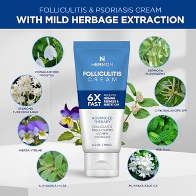 Folliculitis Treatment Cream: Effective Treatment for Folliculitis Scalp Face and Body 100g - Image 3