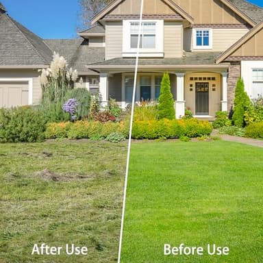 VNIMTI Thatch Rake for Lawns - Heavy Duty Metal Dethatcher with Fiberglass Handle, 58 Inches - Image 6