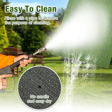 GLOBREEN Grass Pad for Dog Large Size - 2FTx6FT, Dog Potty Training Turf, Indoor Outdoor Pets Pee Fake Grass for Balcony Patio Yard - Image 5