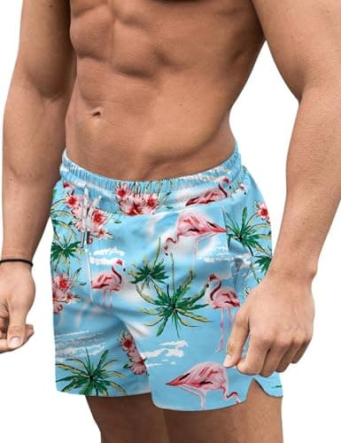 COOFANDY Mens Bathing Suit with Mesh Liner Summer Swim Trunks Big and Tall Swimsuit Trunks Quick Dry Swimwear M - Image 1
