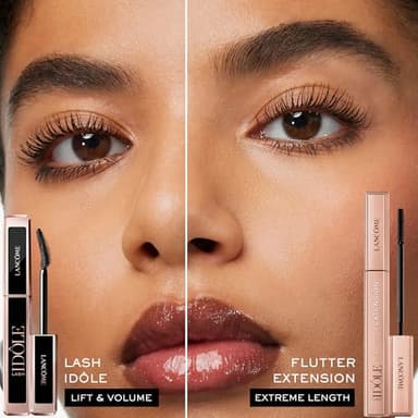 Lancôme Lash Idôle Flutter Extension Lash-Lengthening Mascara - Black Mascara for Instant Lash Extension Look - Clump & Flake Resistant Up To 24H Wear - Black - Image 8